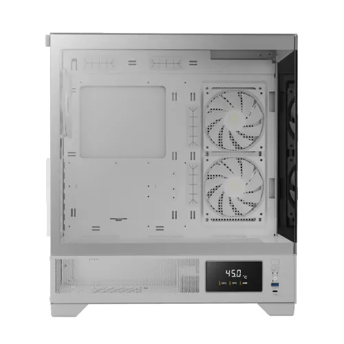 CASE GAMDIAS ATLAS M1 WHITE – MID TOWER| 3 FAN ARGB PWM| FULL WHITE | GPU 410MM